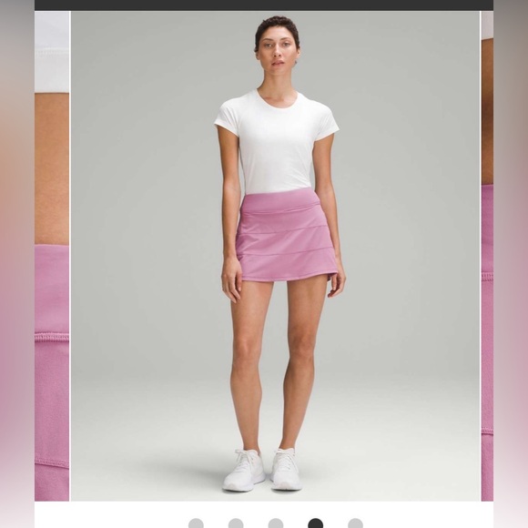 lululemon athletica Dresses & Skirts - Womens Lululemon Pace Rival Mid-Rise Skirt *Long size 6